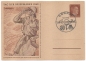 Preview: 4 Propagandakarten Ostland Tag der Briefmarke 1942.
