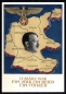 Preview: Propagandakarte A. Hitler 1938 mit Michel Nr. 663