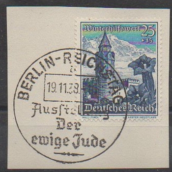 Michel Nr. 682, Winterhilfswerk auf Briefstück.