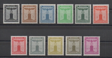 Michel Nr. 144 - 154, Dienstmarken der Partei postfrisch.