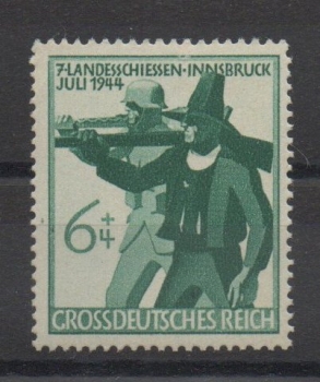 Michel Nr. 897 I, Landesschießen ungebraucht.