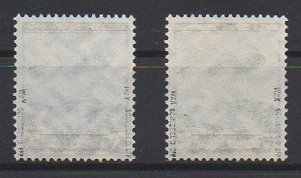 Michel Nr. 606Y - 607X, Flugpostmarken (*), geprüft BPP.